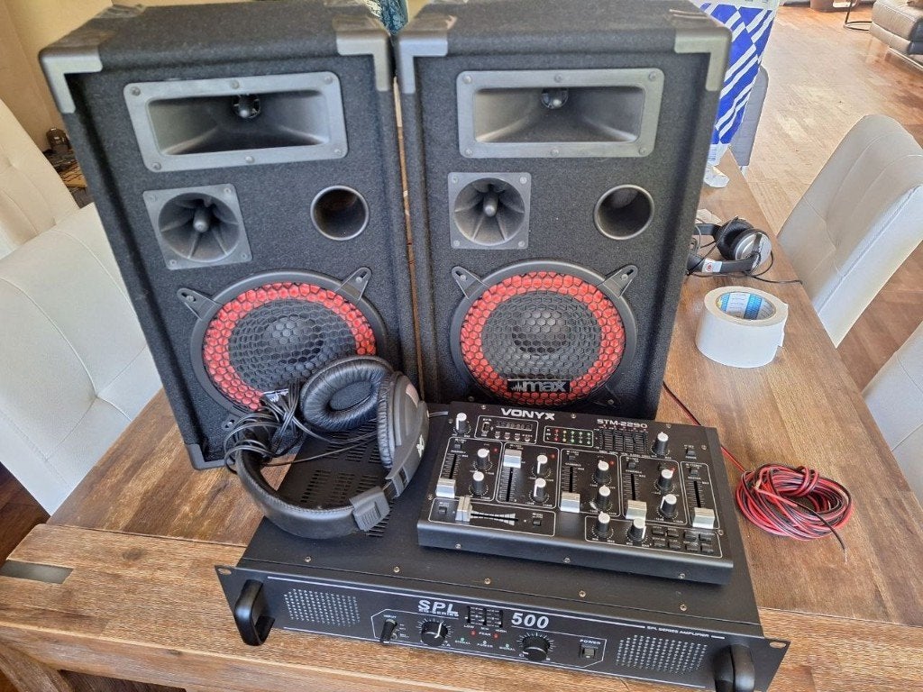 bijna nieuwe complete beginners set 500W DJ Bluetooth, Ophalen, Zo goed als nieuw, Dj-set, Overige merken