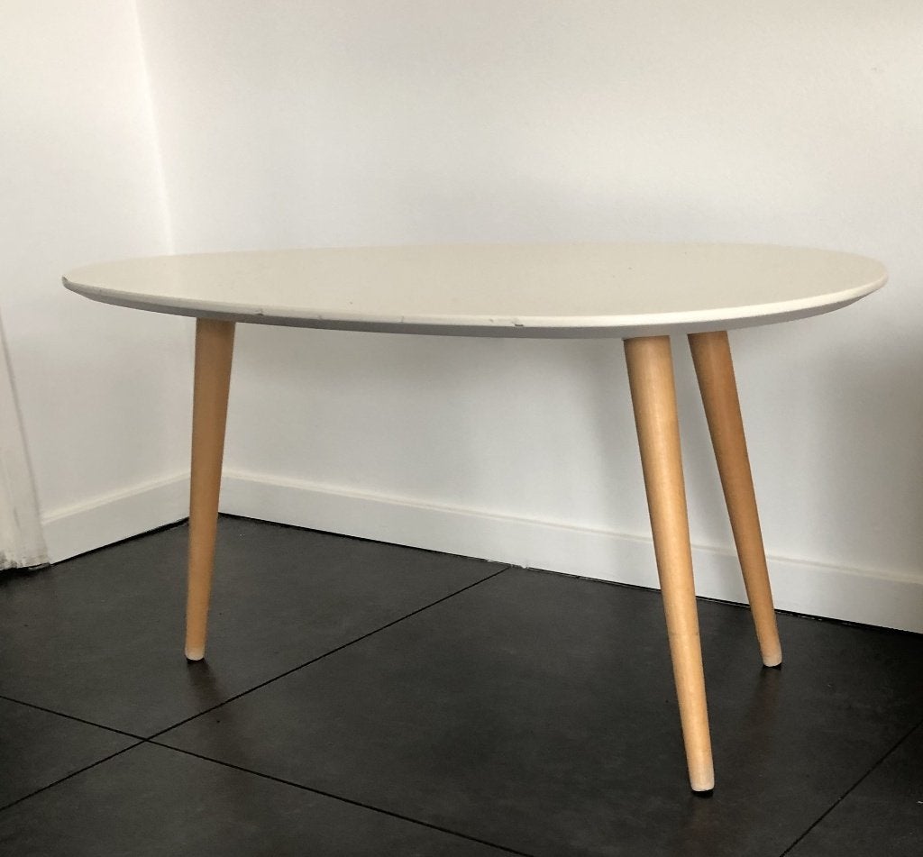 fraai drie poot design tafeltje vintage, Ophalen of Verzenden