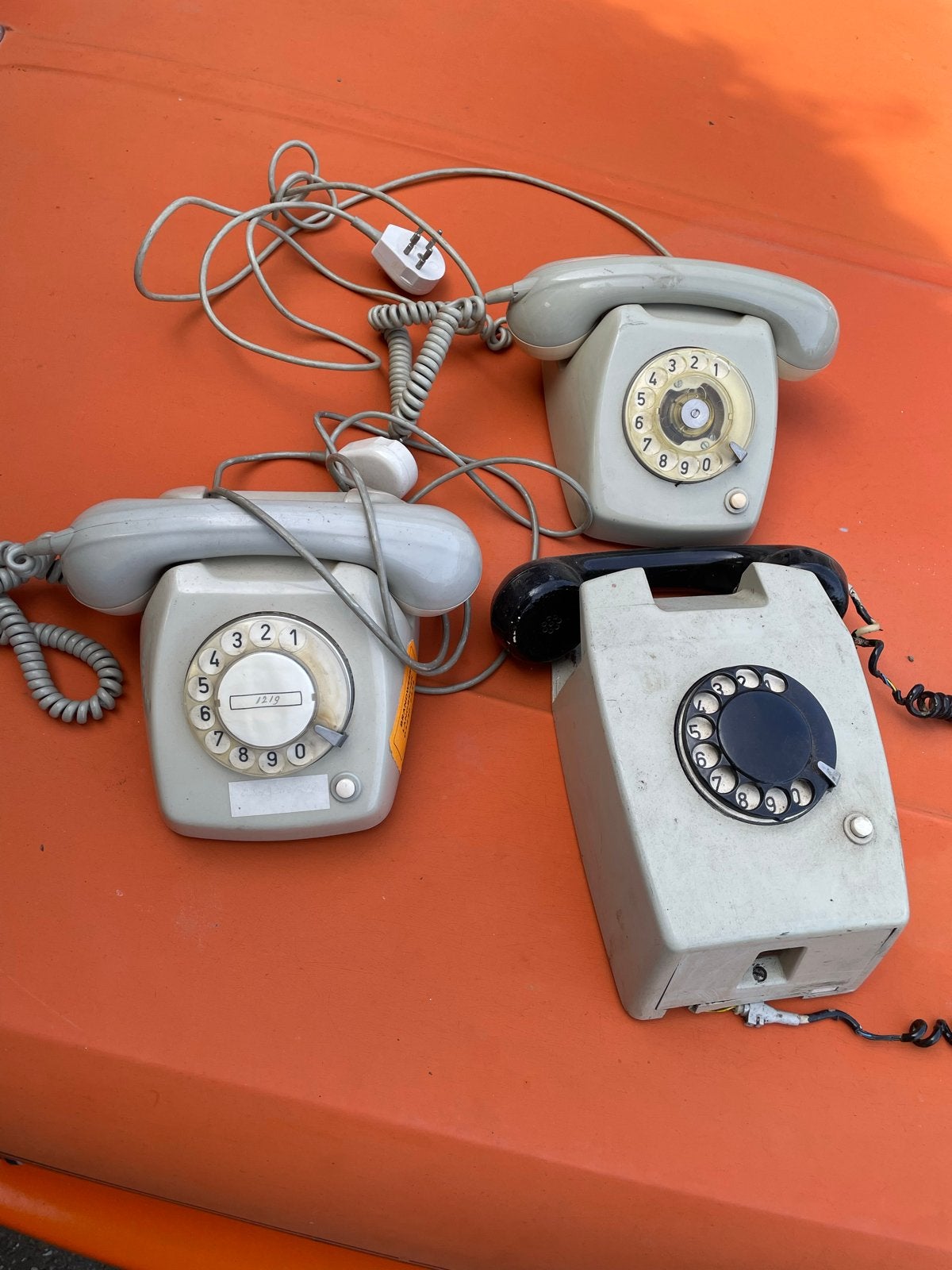 Oude antieke telefoons met draaischijf, Ophalen of Verzenden