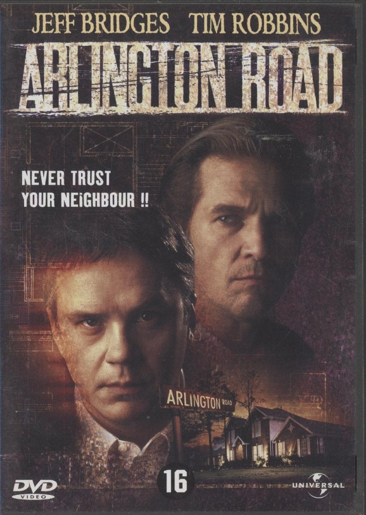 29) Arlington Road: met Jeff Bridges en Tim Robbins, Vanaf 16 jaar, Ophalen of Verzenden, Gebruikt, Actiethriller