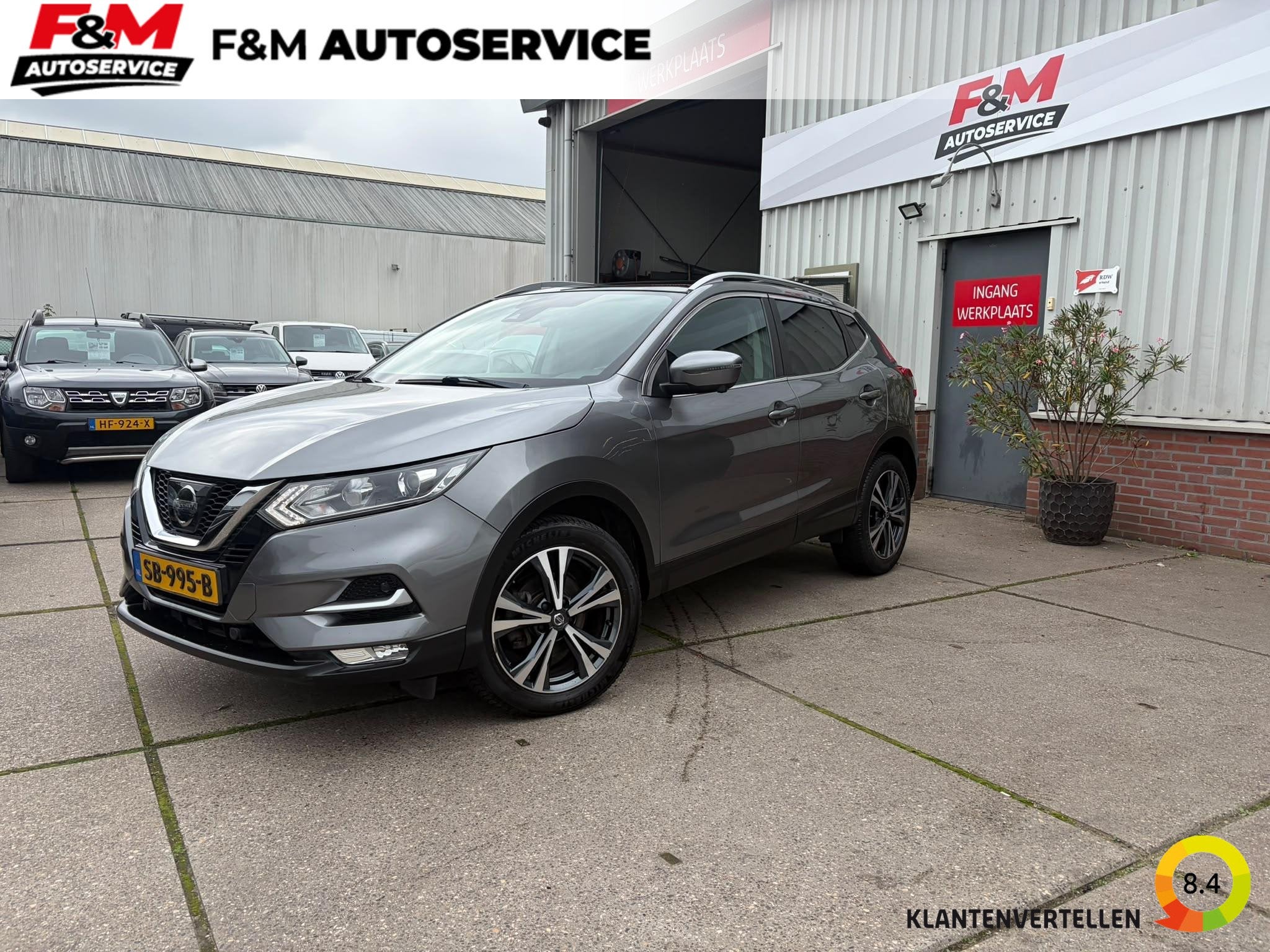 Nissan Qashqai 1.2 N-Connecta Clima, cruise, pano, 360, Auto's, Voorwielaandrijving, Stof, Gebruikt, Euro 6