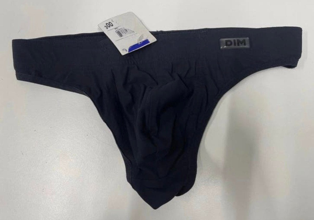 DIM Microfiber String Nieuw, Verzenden, Zwart, Slip