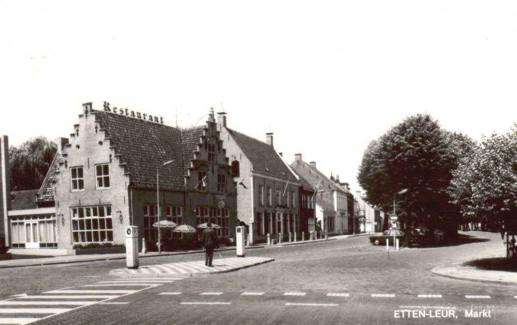 Etten-Leur Markt 1970., Ophalen, 1960 tot 1980, Gelopen, Noord-Brabant