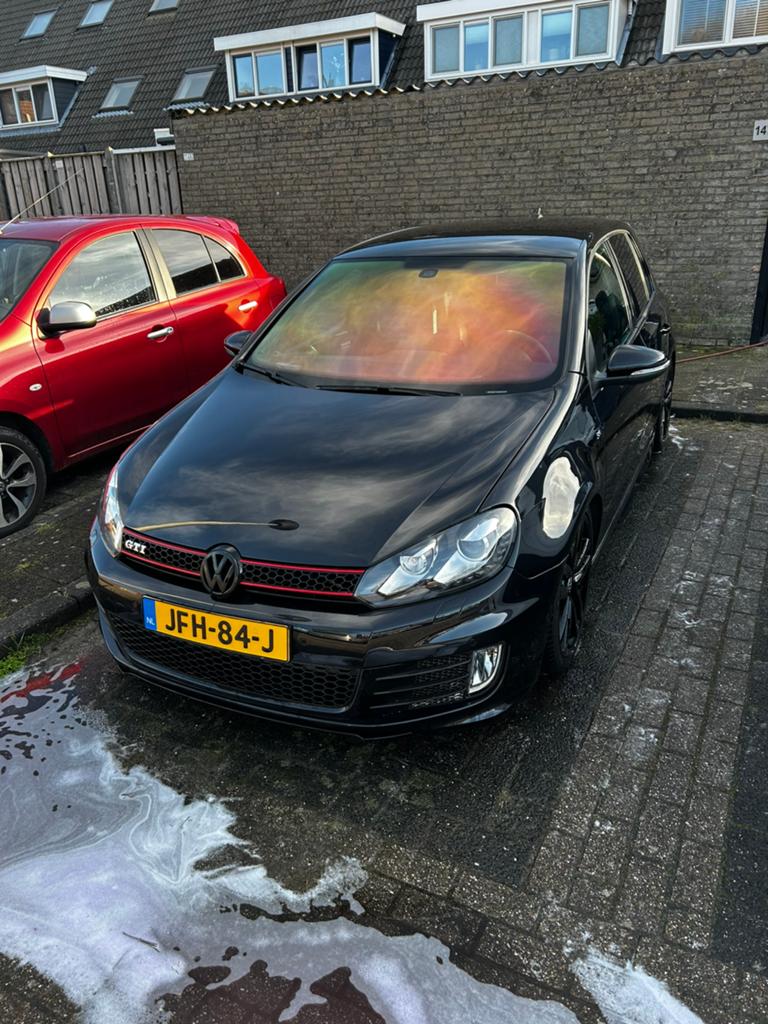 Volkswagen Golf 2.0 GTI 173KW 5D 2012 Zwart, Auto's, Voorwielaandrijving, Zwart, 4 cilinders, Zwart