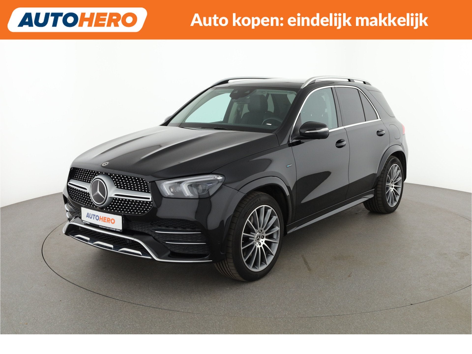 Mercedes-Benz GLE 350e 4Matic AMG Line | WR21214 |, Auto's, Gebruikt, 4 cilinders, Met garantie (alle), Zwart