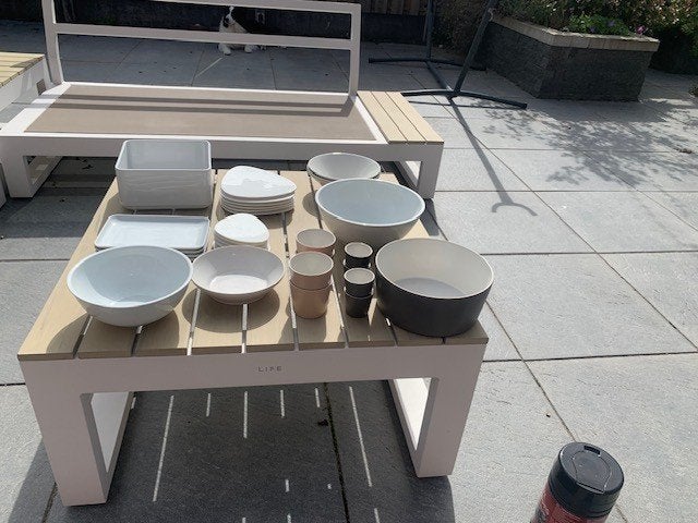 Alessi servies David Chipperfield design - zo goed als nieuw, Huis en Inrichting, Keuken | Servies, Ophalen, Overige merken, Zo goed als nieuw