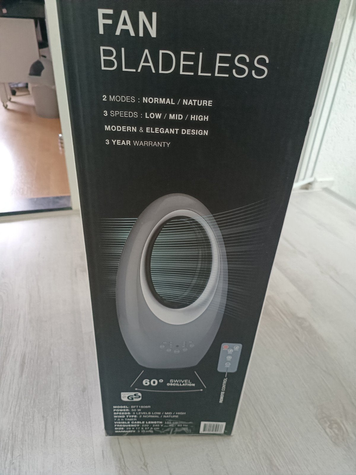 Bladloze ventilator, Ophalen, Ventilator met afstandsbediening, Nieuw, Torenventilator