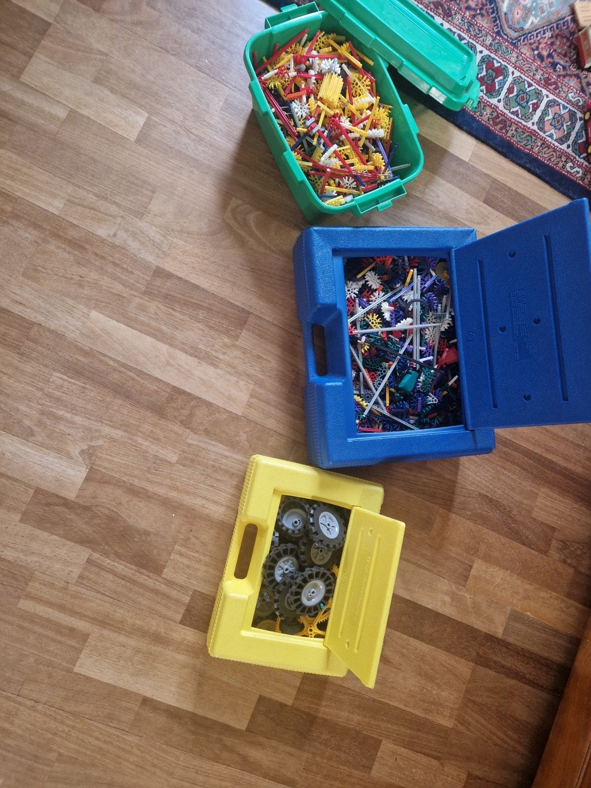 Grote partij K'nex met wielen en tandwielen, Ophalen of Verzenden, Gebruikt, K'nex