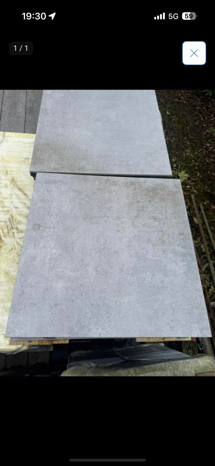 Geo ceramica 60/60 vision grey, Ophalen, Nieuw, Keramiek, Terrastegels