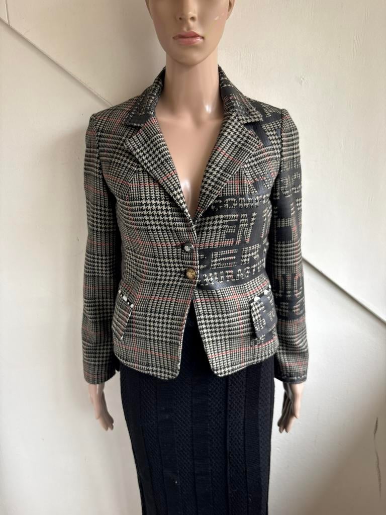 Pianura Studio blazer jasje maat 34 geruit, Kleding | Dames, Ophalen of Verzenden, Zo goed als nieuw, Maat 34 (XS) of kleiner
