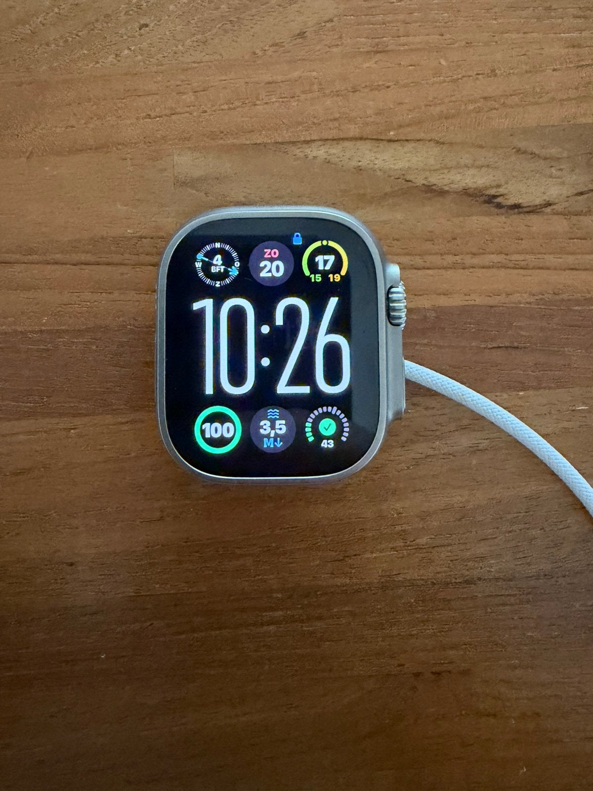 Apple Watch ultra 2, Ophalen of Verzenden, Zo goed als nieuw, Grijs, IOS