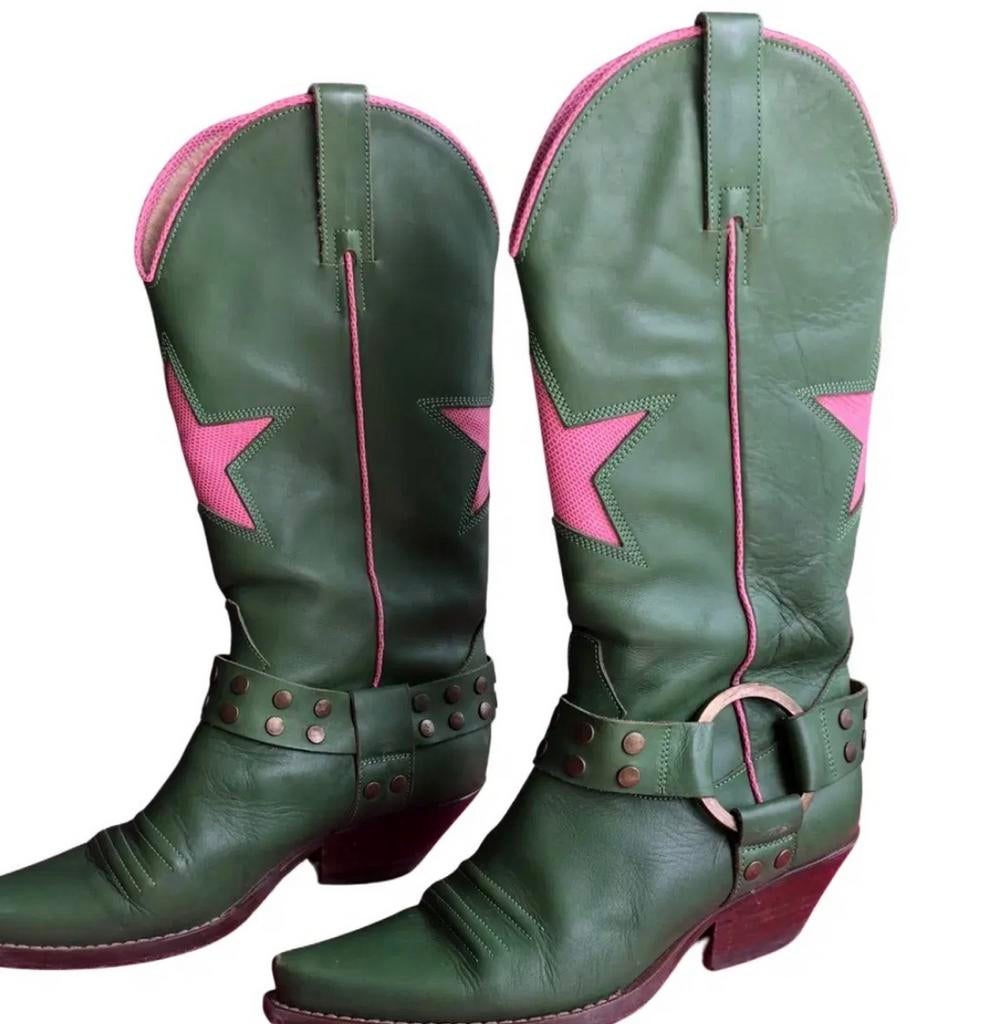Gezocht: Fornarina cowboy laarzen maat 39 of 40, Kleding | Dames, Schoenen, Ophalen of Verzenden, Groen, Lage of Enkellaarzen