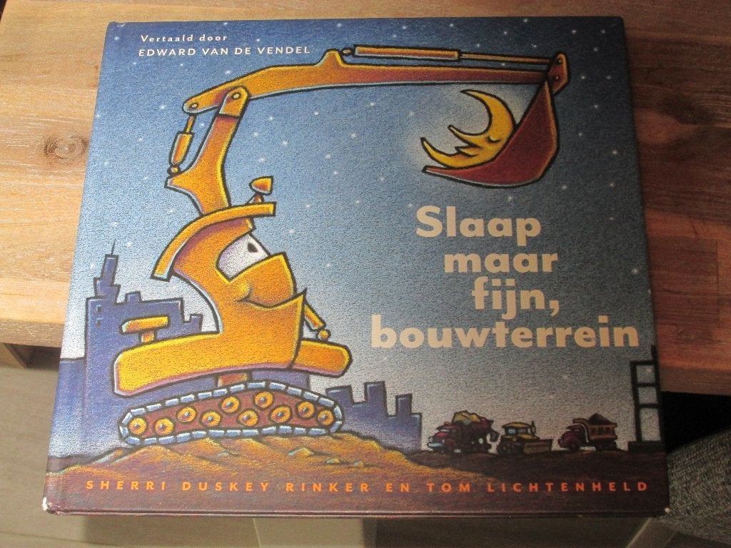Slaap maar fijn, bouwterrein - Kinderboek, Fictie algemeen, Jongen of Meisje, Sherri Duskey Rinker en Tom Lichtenheld, Nieuw