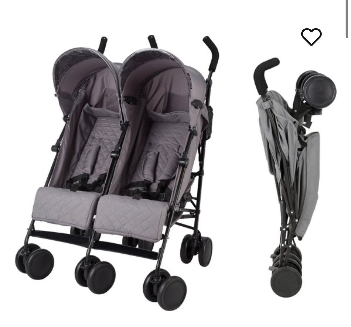 Tweeling buggy, Ophalen, Zo goed als nieuw, Kinderwagen of Buggy