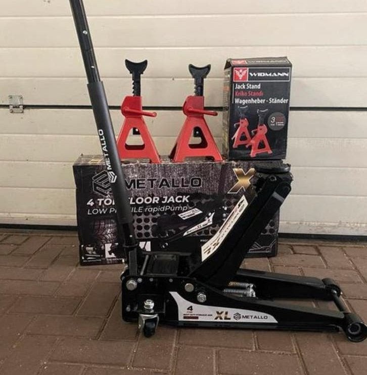 Garagekrik + assensteunen, Auto diversen, Ophalen of Verzenden