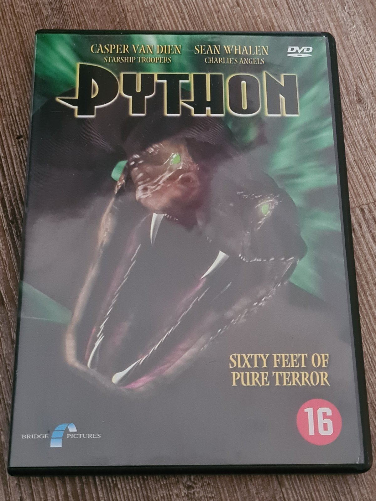 Python DVD - Horrorfilm met Casper Van Dien, Cd's en Dvd's, Vanaf 16 jaar, Nederlands, Monsters, Inclusief doosje