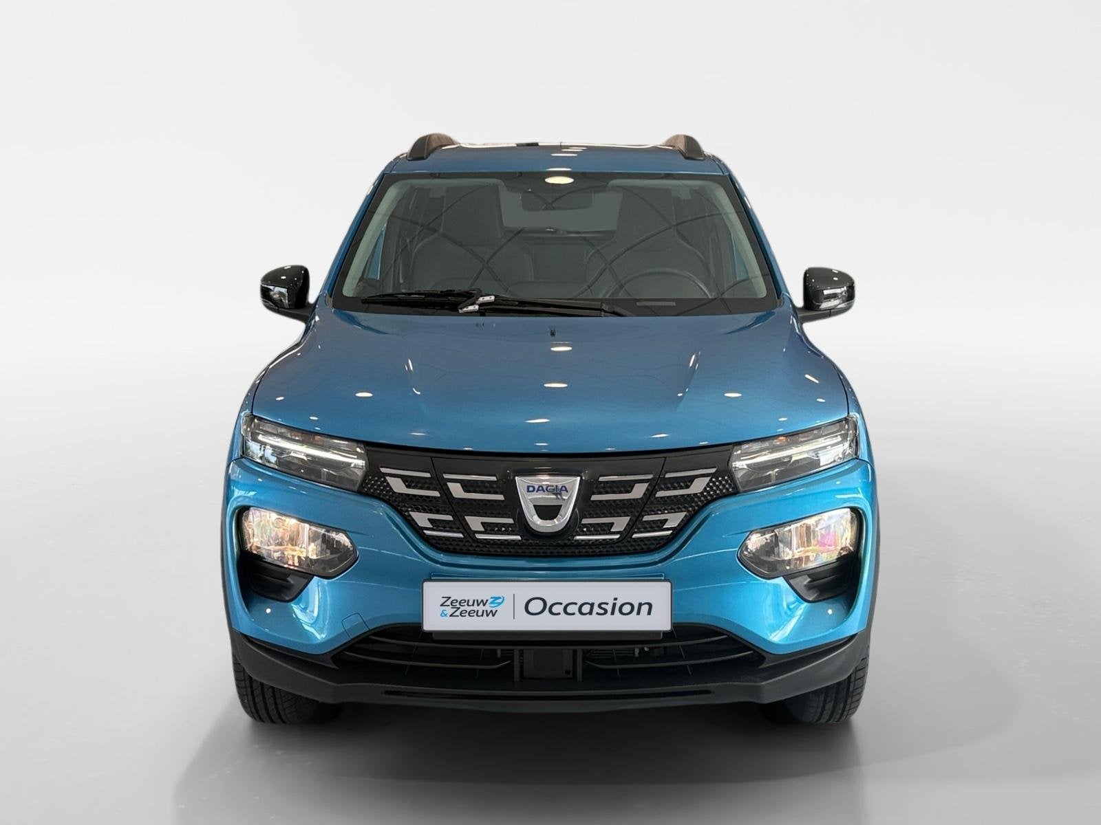 Dacia Spring Comfort 27 kWh *Automaat*Bluetooth*Airco*Lage K, Auto's, 12 maanden, Gebruikt, Zwart, Leder en Stof