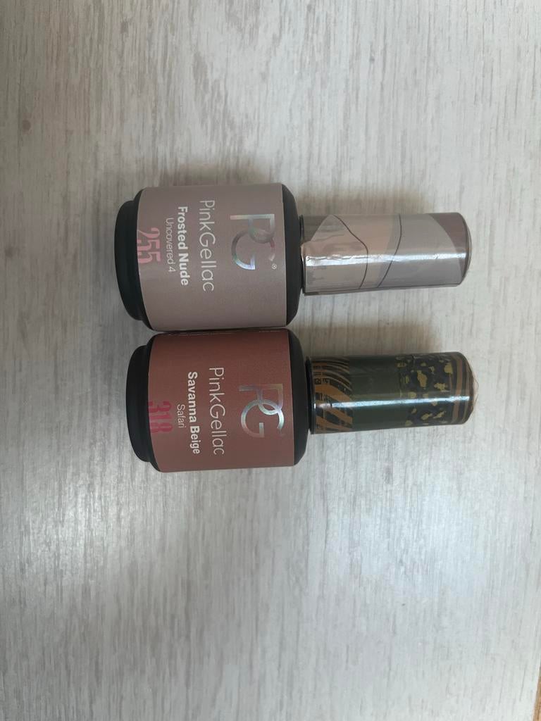 Pink Gellac UV Nagellak - (255-318), Verzenden, Beige, Nieuw, Handen en Nagels