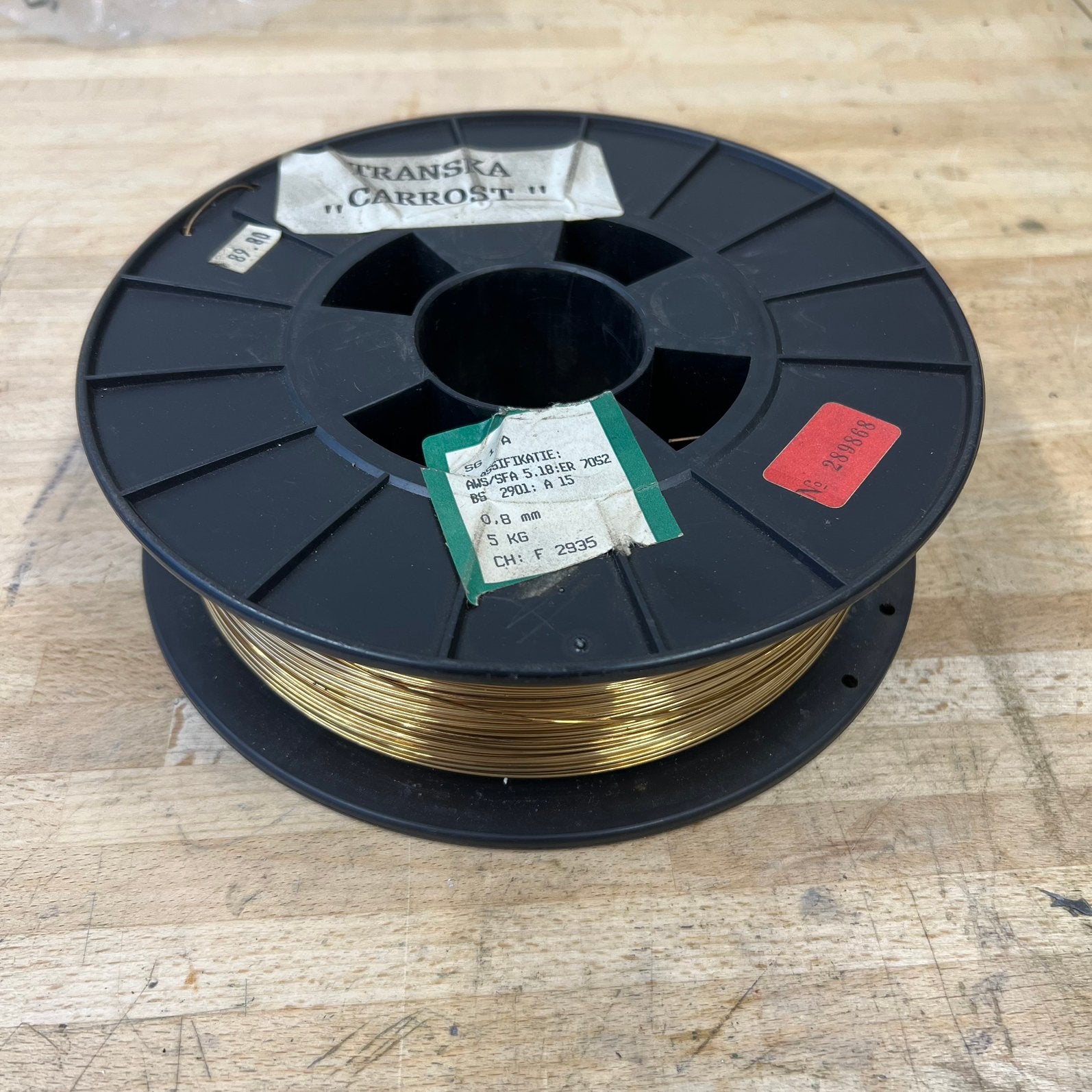 MIG lasdraad “Carrost” 0.8mm 4kg+, Ophalen of Verzenden, Zo goed als nieuw, Co2