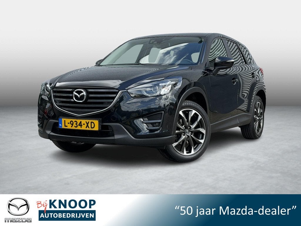 Mazda CX-5 2.0 SkyActiv-G 160 4WD | Carplay | LED | Camera |, Auto's, Mazda, Euro 5, Zwart, 160 pk, Start-stop-systeem