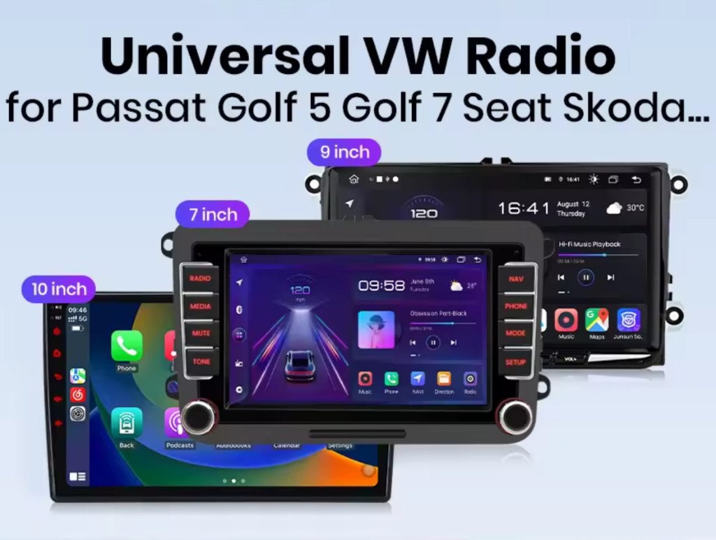 VOLKSWAGEN SEAT SKODA Autoradio Carplay Android RNS510 radio, Ophalen of Verzenden, Nieuw