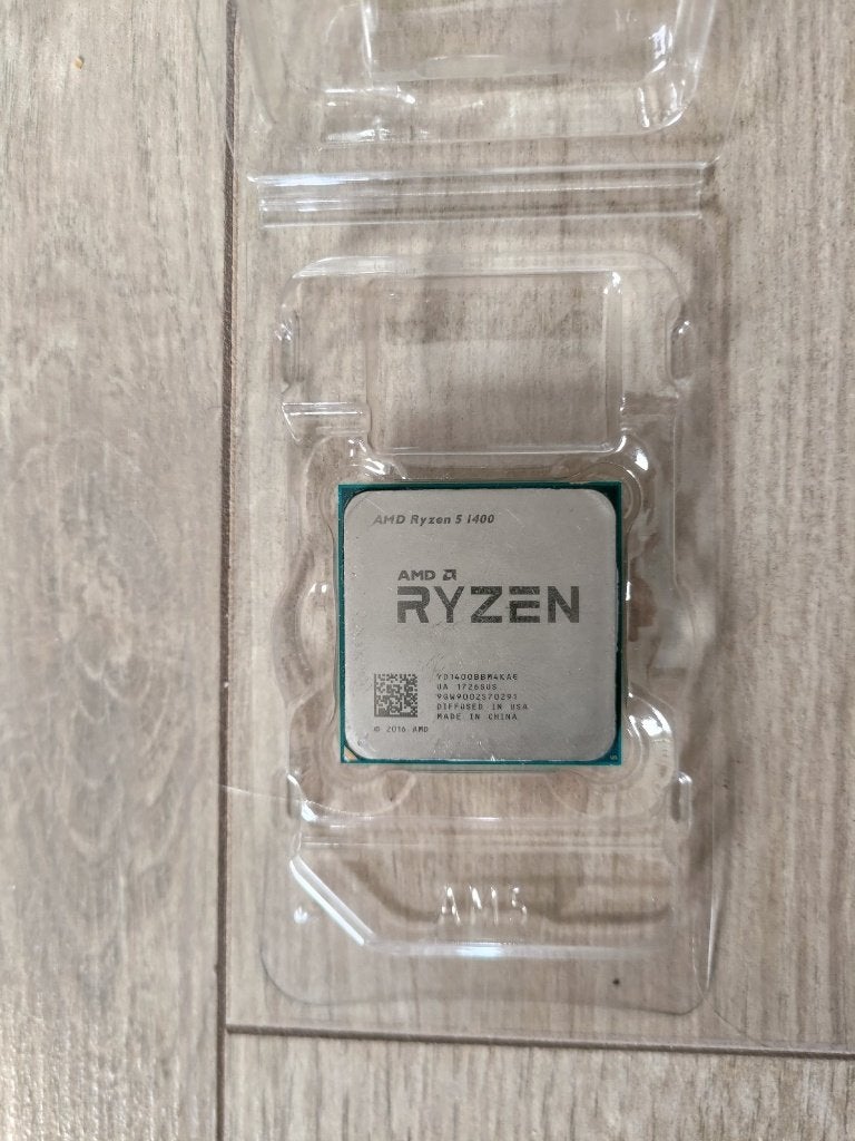 AMD Ryzen 5 1400, Gebruikt, 4-core, Socket AM4, 3 tot 4 Ghz