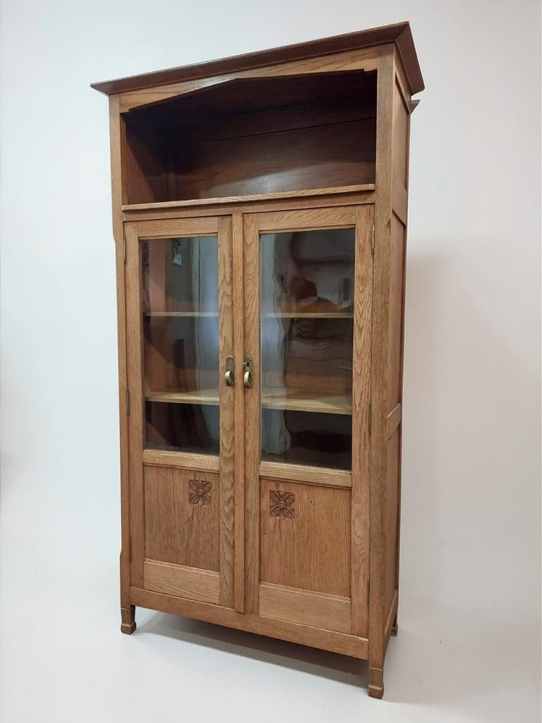 Antieke Art Deco boekenkast, Antiek en Kunst, Antiek | Meubels | Kasten, Ophalen