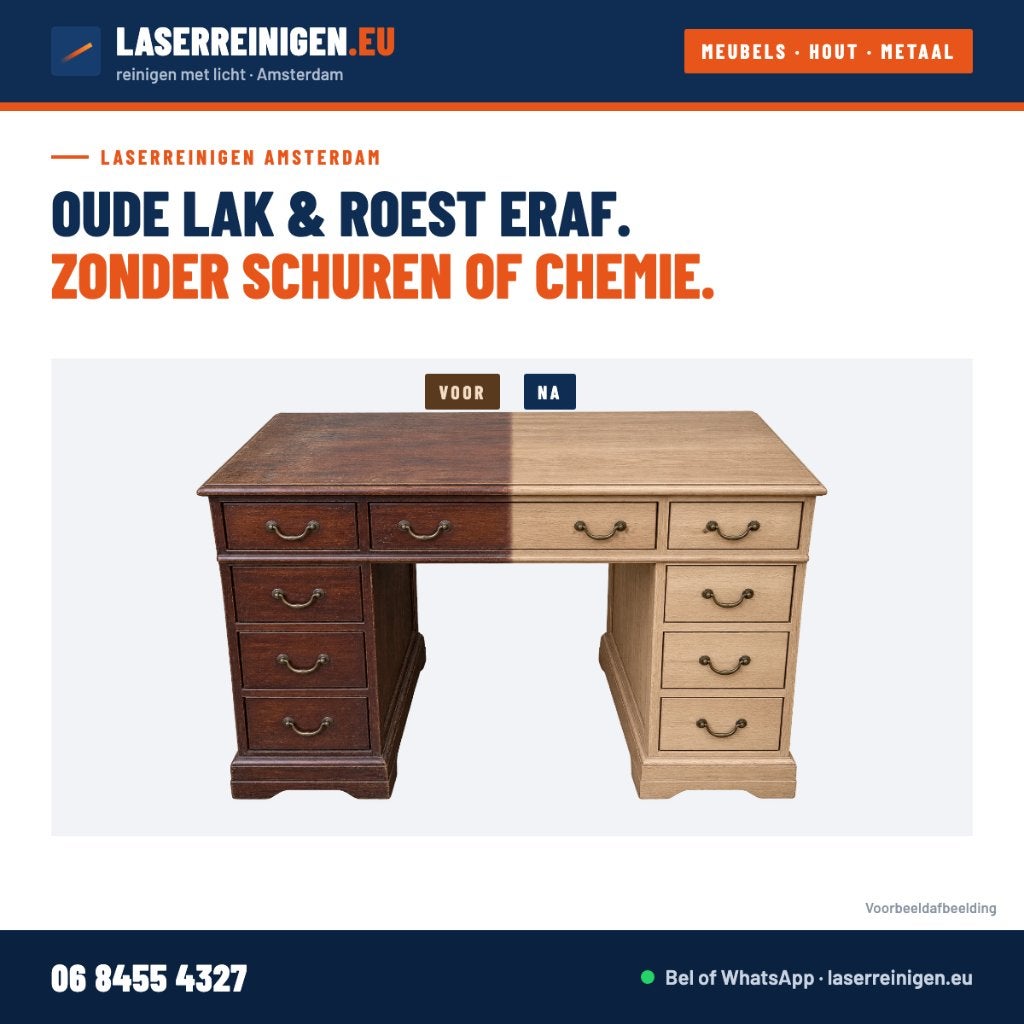 Meubels ontlakken & roest verwijderen met laser | Amsterdam, Deuren of Kozijnen