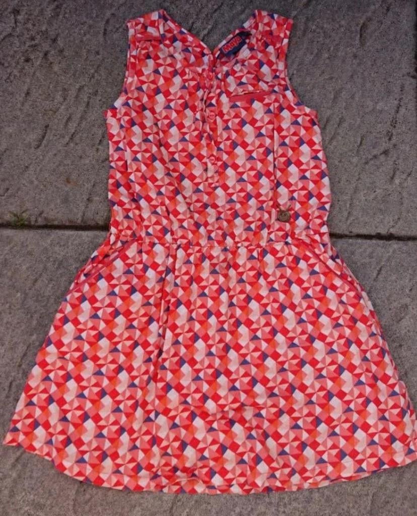 Leuke kinderjurk maat 122 (7 jaar) met vrolijke print, Kinderen en Baby's, Kinderkleding | Maat 122, Gebruikt, Meisje, Jurk of Rok