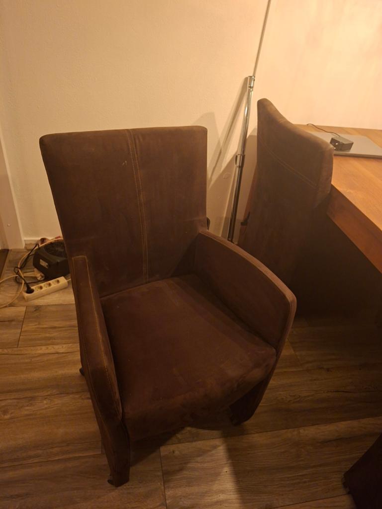 Eetkamerstoelen set van 6 degelijke eetkamerstoelen, Huis en Inrichting, Stoelen, Ophalen, Gebruikt, Overige kleuren, Vijf, Zes of meer stoelen