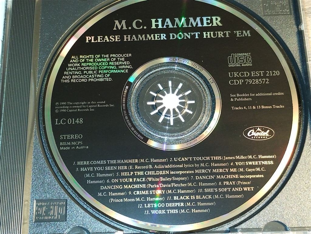 M.C. Hammer - Please Hammer Don\'t Hurt Em, Ophalen of Verzenden, 2000 tot heden, Zo goed als nieuw