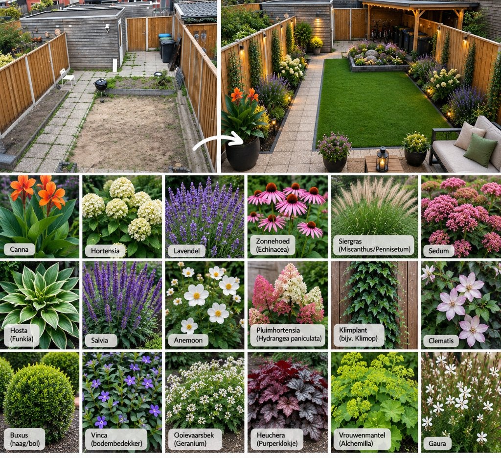 Gezocht: tuinplanten voor mijn nieuwe tuin, Ophalen of Verzenden, Overige soorten, Halfschaduw