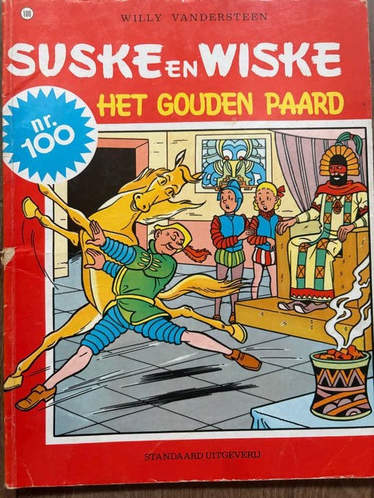 Suske en Wiske - Het Gouden Paard (nr. 100), Eén stripboek, Ophalen of Verzenden, Gelezen