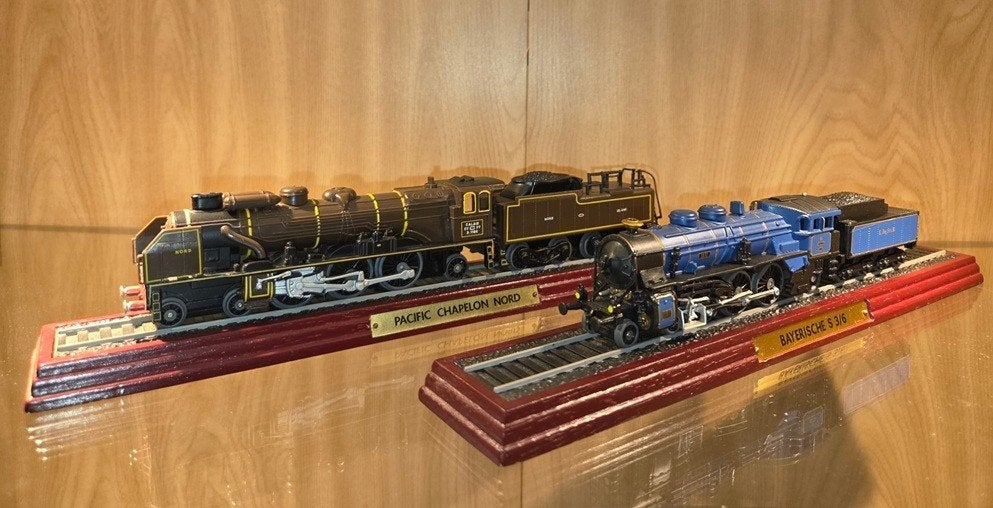 PACIFIC CHAPELON Nord + BAYERISCHE S 3/6 locomotieven 1:100, Overige merken, Locomotief, Gelijkstroom of Wisselstroom, Ophalen of Verzenden