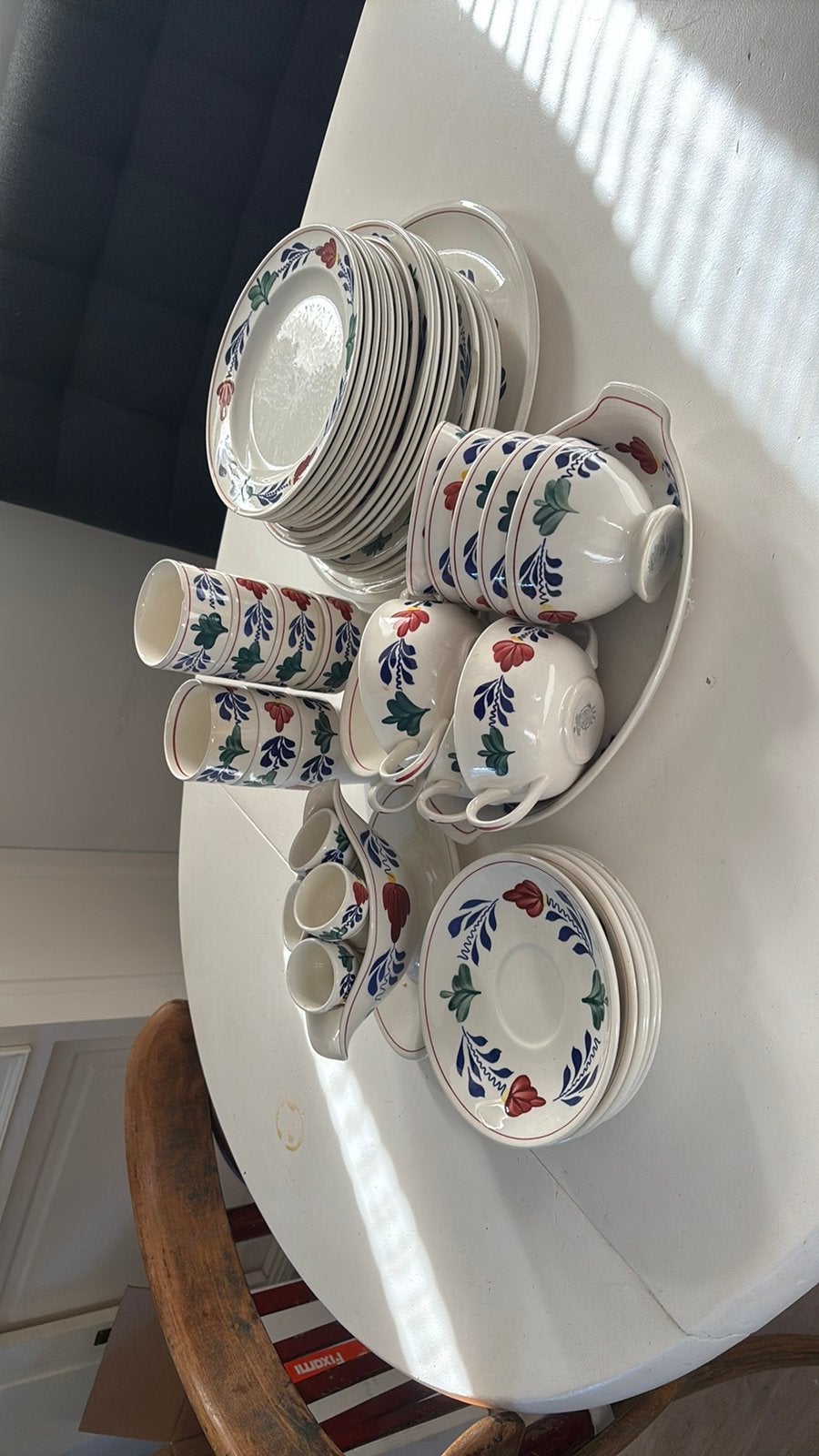 Boerenbont servies divers, Tickets en Kaartjes, Drie personen of meer