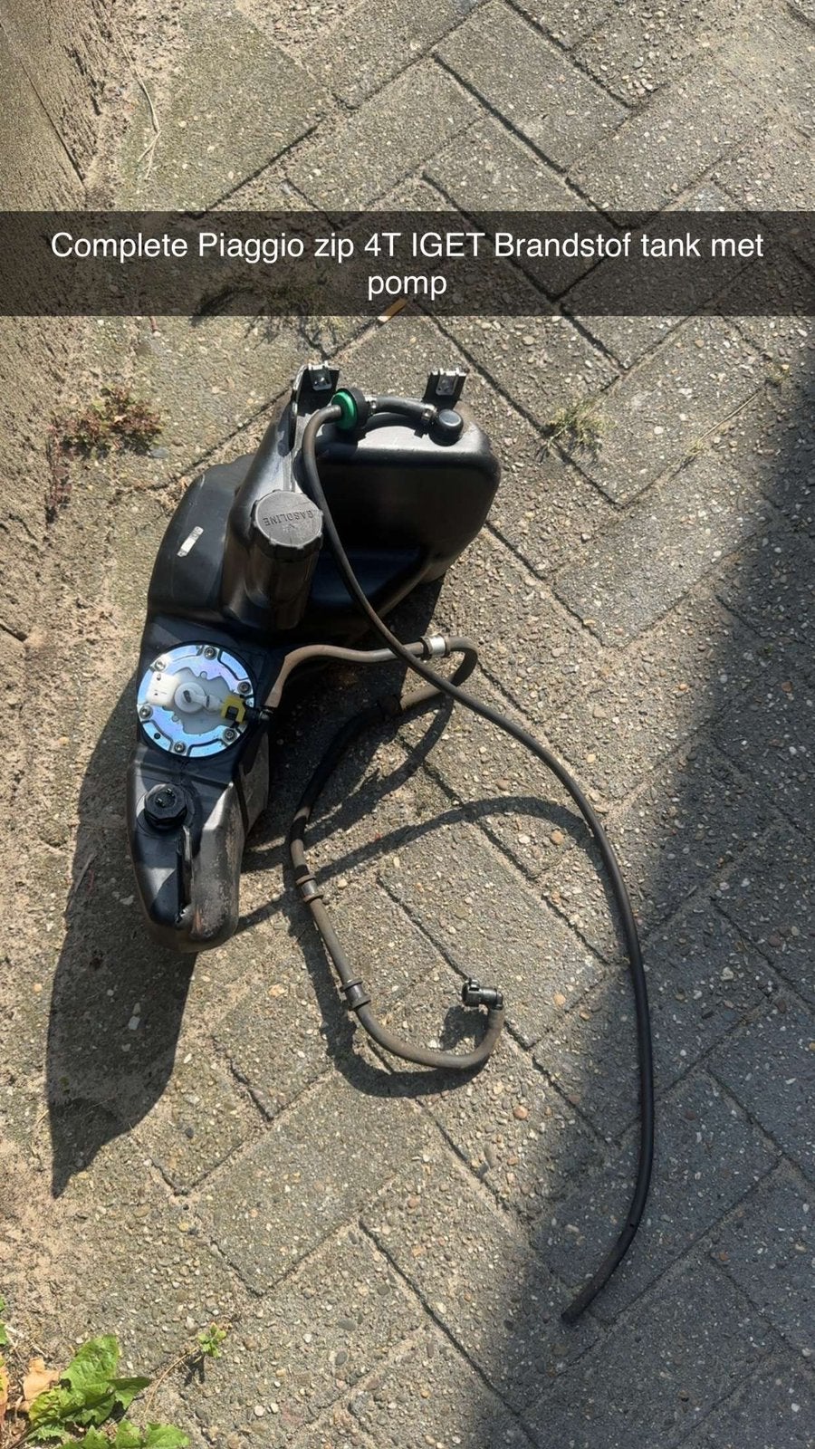 Zip iget euro 4 benzine tank, Ophalen, Zo goed als nieuw, Tank, Piaggio