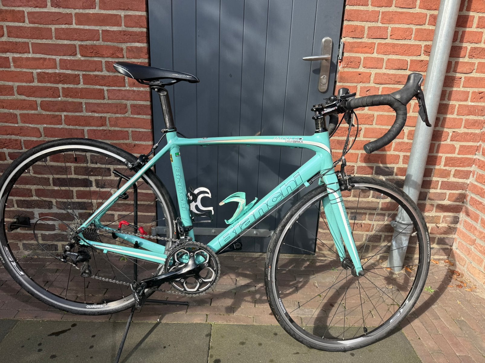 Mooie Bianchi Impulso racefiets – framemaat 53 cm, Fietsen en Brommers, Aluminium, Zo goed als nieuw, Meer dan 20 versnellingen