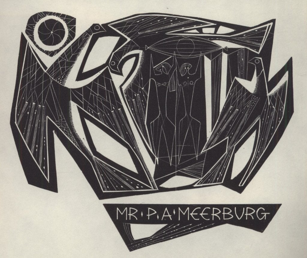 0007 Ex Libris Nederland : Jan van Doorn, z.j., Verzenden, Ex libris