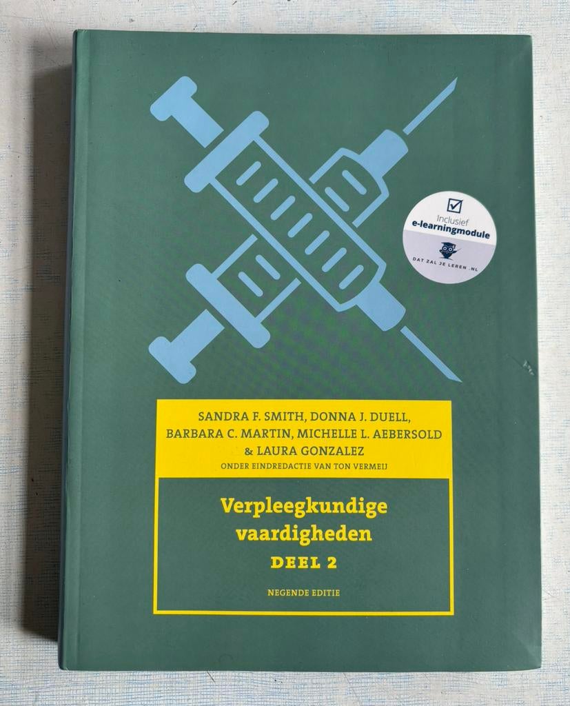 Verpleegkundige vaardigheden deel 2, Boeken, Ophalen of Verzenden, Beta, Zo goed als nieuw, HBO