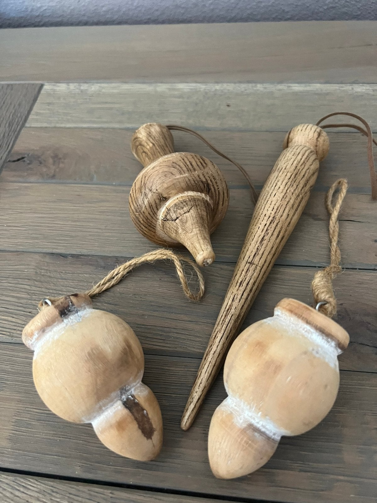 4  Houten klossen, Ophalen of Verzenden, Zo goed als nieuw, Klos(sen)
