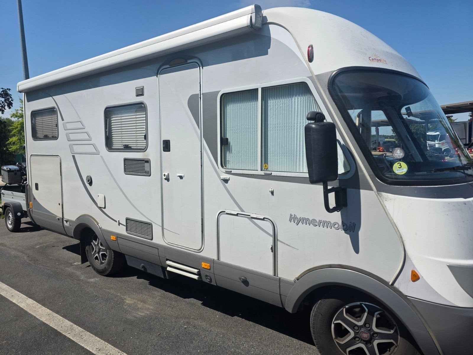 Hymer B514 met XXL garage (B 514), Caravans en Kamperen, Campers, Integraal, Ringverwarming, Fiat, Particulier