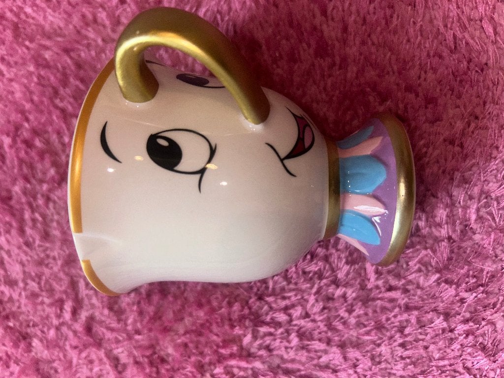 Disney Barstje kopje Belle & het beest, Verzamelen, Disney, Ophalen of Verzenden, Assepoester of Belle, Zo goed als nieuw, Servies