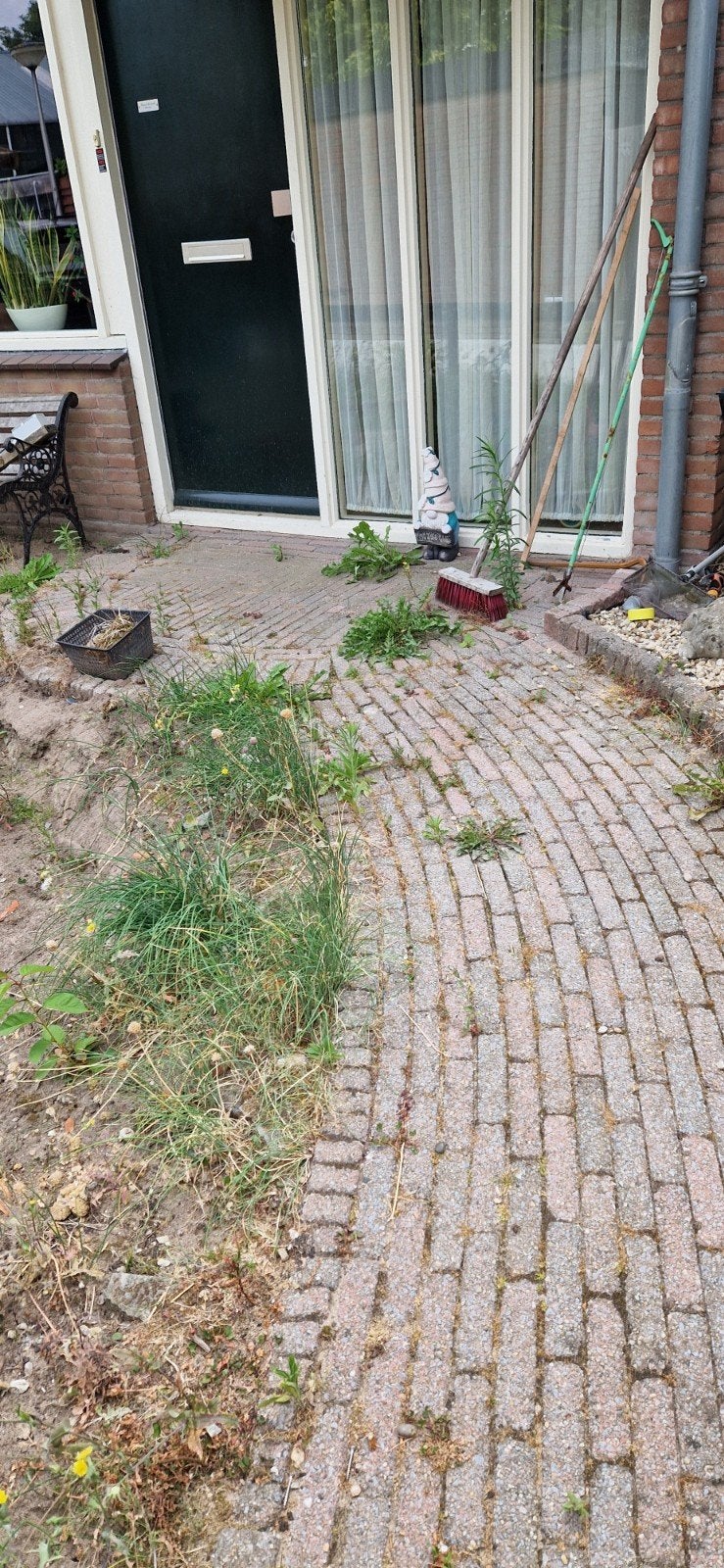 trommel stenen, Tuin en Terras, Ophalen, Klinkers, 5 tot 10 m², Zo goed als nieuw