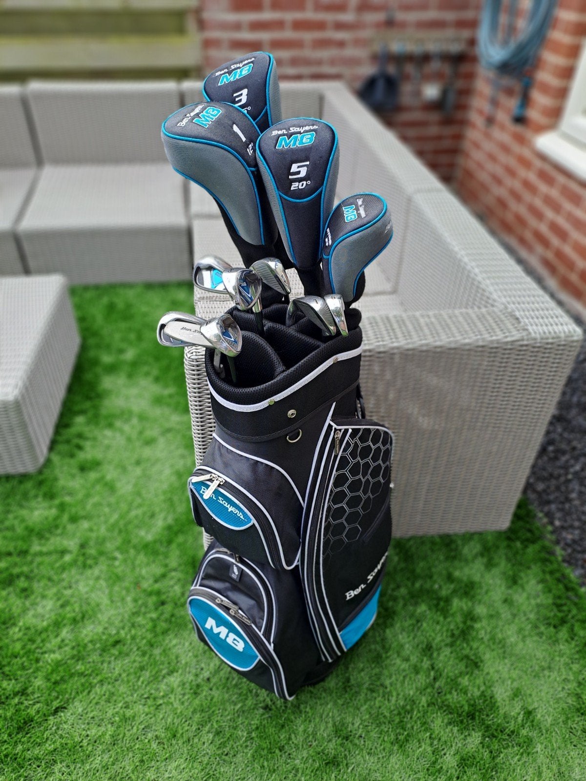 Complete golfset graphite met tas, Ophalen, Gebruikt, Set, Overige merken