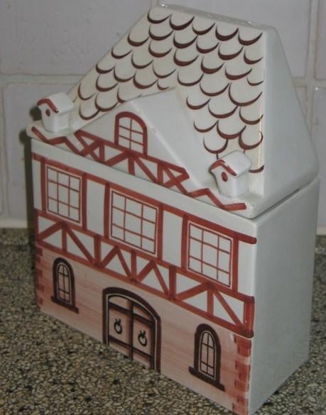 Vintage Koekjespot Huis Koek Cookies Pot, Verzenden