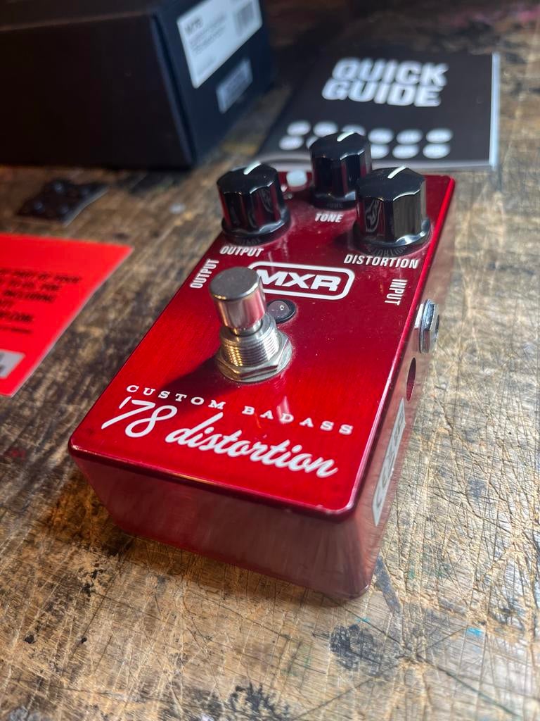 MXR Custom Badass '78 Distortion pedaal, Muziek en Instrumenten, Effecten, Ophalen of Verzenden, Gebruikt, Distortion, Overdrive of Fuzz