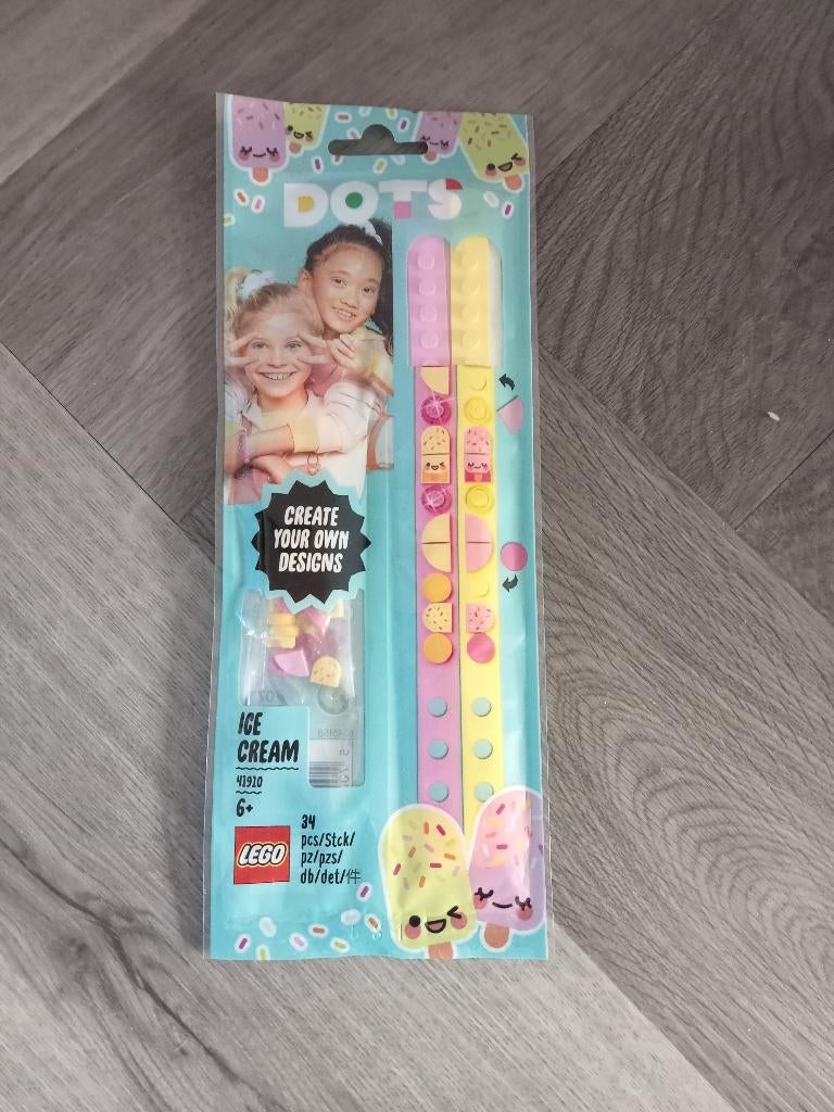 Lego Dots Bracelet 41910 Ice Cream (NIEUW), Ophalen of Verzenden, Nieuw, Complete set, Lego