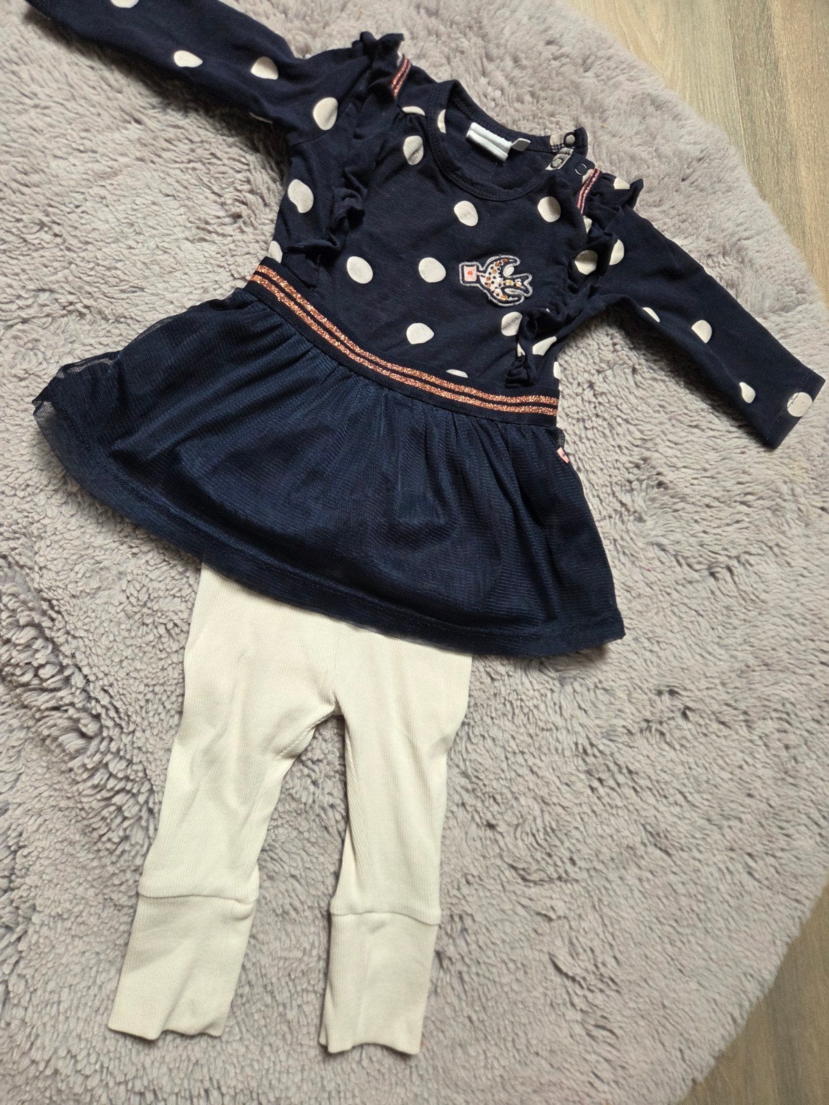 Hema baby legging en Feetje jurkje maat 62-68, Broekje, Meisje, Ophalen of Verzenden, Zo goed als nieuw