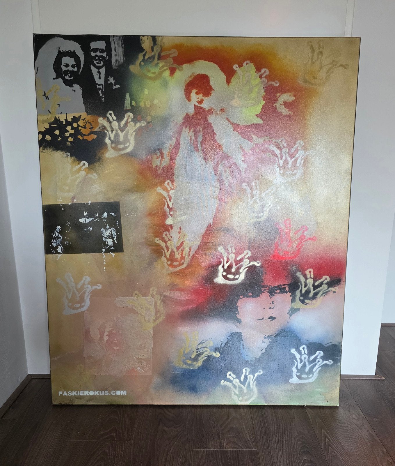Paskie Rokus Schilderij Beatrix - 100 x 120 cm, Ophalen