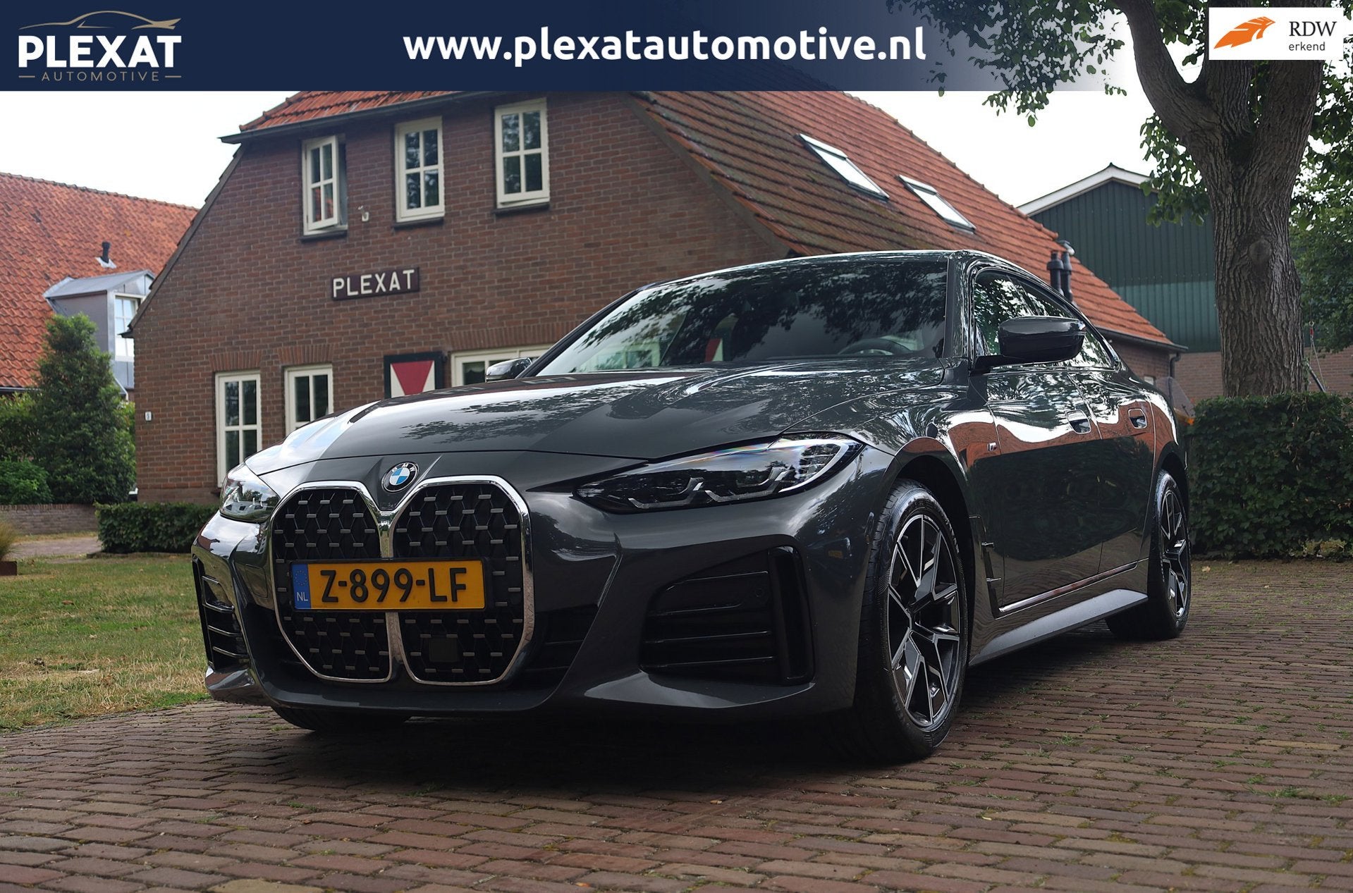 BMW 4-serie Gran Coupé 420i Edition Plus Aut. | Dravit grau, Auto's, Automaat, Gebruikt, Automatische klimaatregeling, Bedrijf